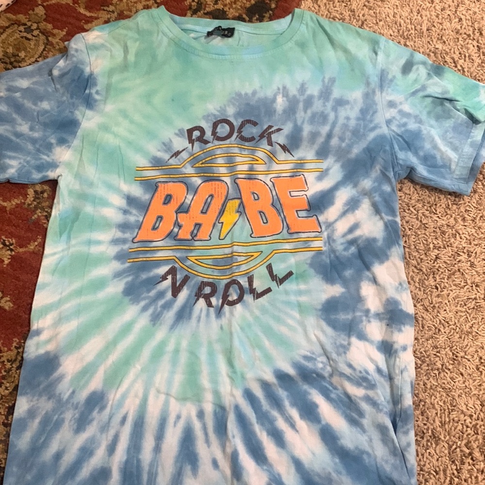 Vintage Tie Dye Rock N' Roll Graphic Tee
